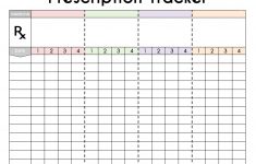 Free Medical Printables! - Prescription Tracker, Blood Pressure Log - Free Printable Daily Medication Schedule