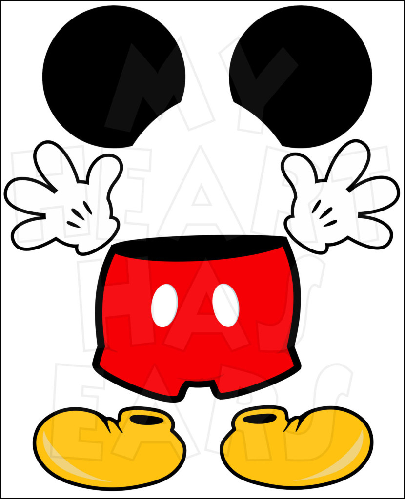 Free Mickey Mouse Head Png, Download Free Clip Art, Free Clip Art On - Free Mickey Mouse Printable Templates