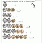 Free Money Counting Printable Worksheets   Kindergarten, 1St Grade   Free Printable Money Worksheets Australia