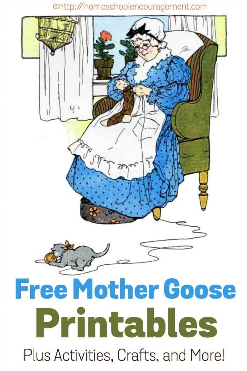 Free Mother Goose Printables Plus Crafts, Activities, And More! - Free Printable Mother Goose Nursery Rhymes