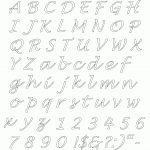 Free Online Alphabet Templates | Stencils Free Printable Alphabetaug   Free Printable Letter Templates