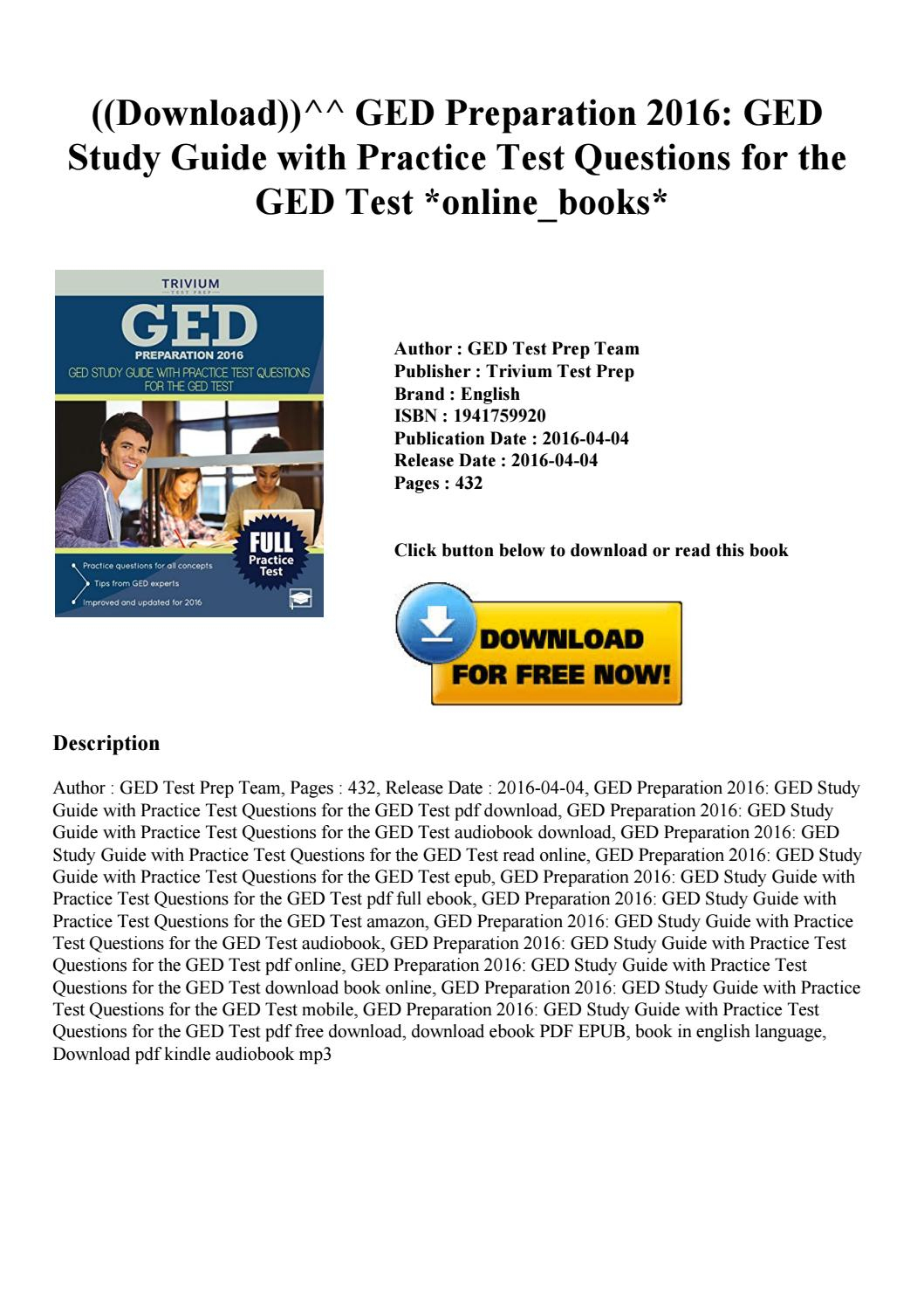 Free Online Ged Practice Test User Manuals | 2019 Ebook Library - Free Printable Ged Flashcards