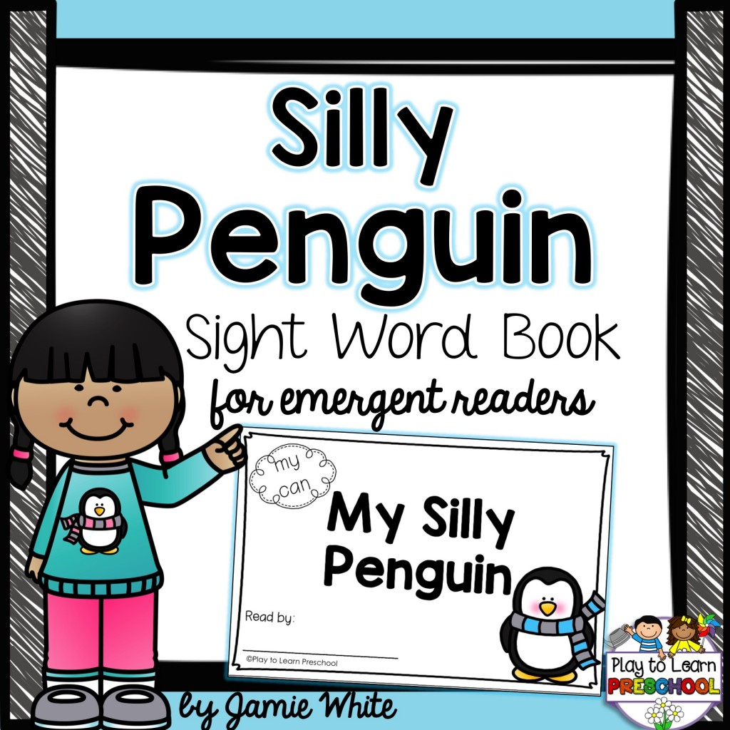 Free Penguin Emergent Reader Book - Free Printable Reading Books For Preschool