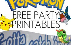Free Pokemon Party Printables | Pokémon Party | Pokemon Party - Free Printable Pokemon Pictures