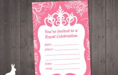 Free Princess Party Invitation | Free Party Invitationsruby And – Free Princess Printable Invitations