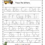 Free Printable Abc Tracing Worksheets #2 | Places To Visit   Free Printable Alphabet Worksheets