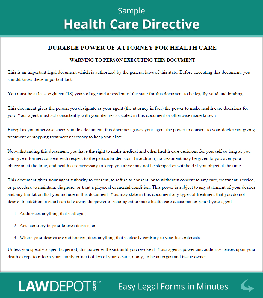 Free Printable Advance Directive Florida - 6.10.hus-Noorderpad.de • - Free Printable Advance Directive Form