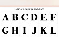 Free Printable Alphabet And Number Banner! Adorable! - Free Printable Wedding Banner Letters