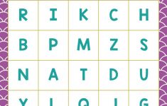Free Printable! Alphabet Letters Bingo Game – Download Here! – Free Printable Alphabet Cards With Pictures
