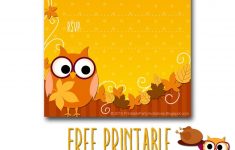 Free Printable Autumn Owl Thanksgiving Invitation Template | Party - Free Printable Thanksgiving Invitation Templates