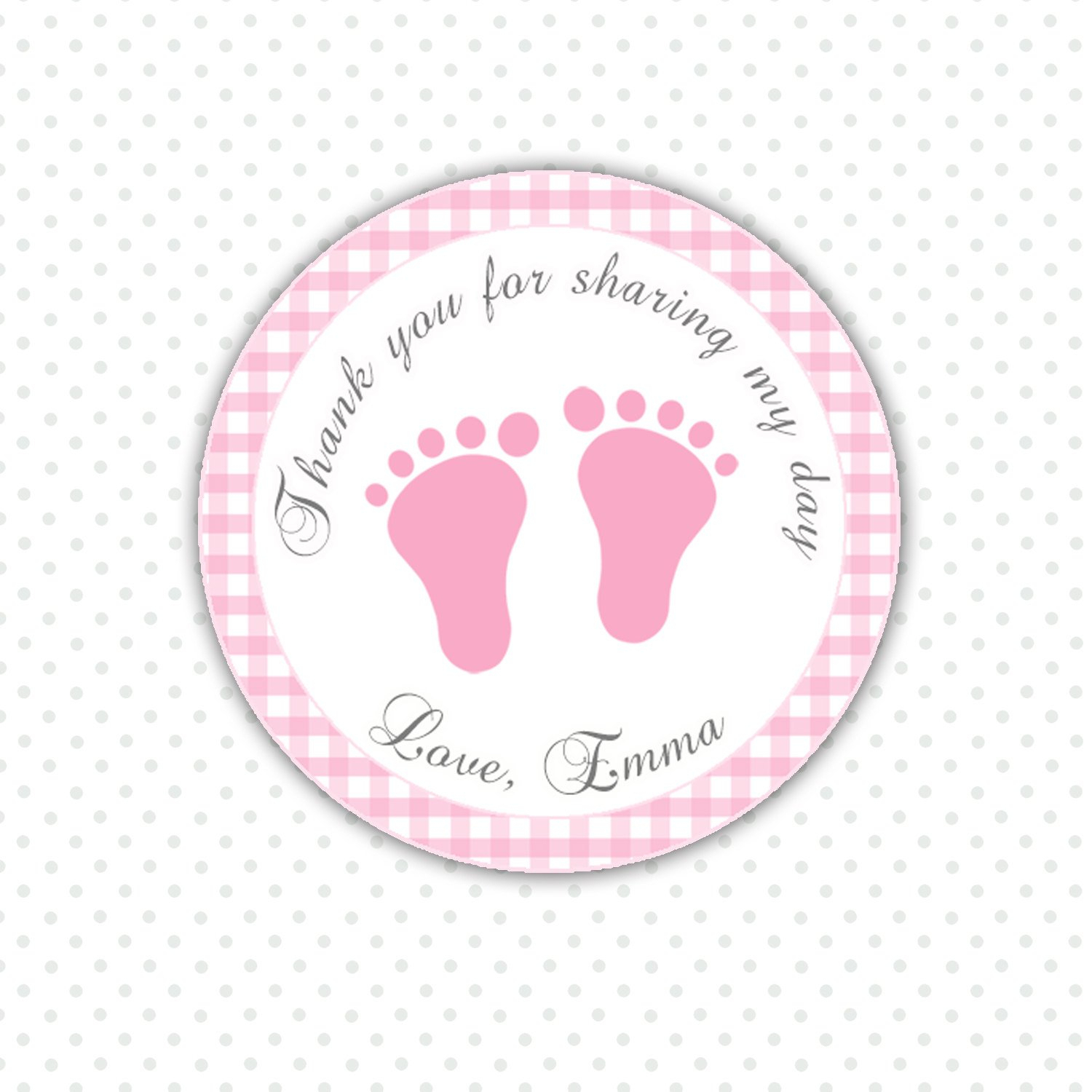 Free Printable Baby Shower Favor Stickers - Baby Shower Ideas - Free Printable Baby Shower Favor Tags Template