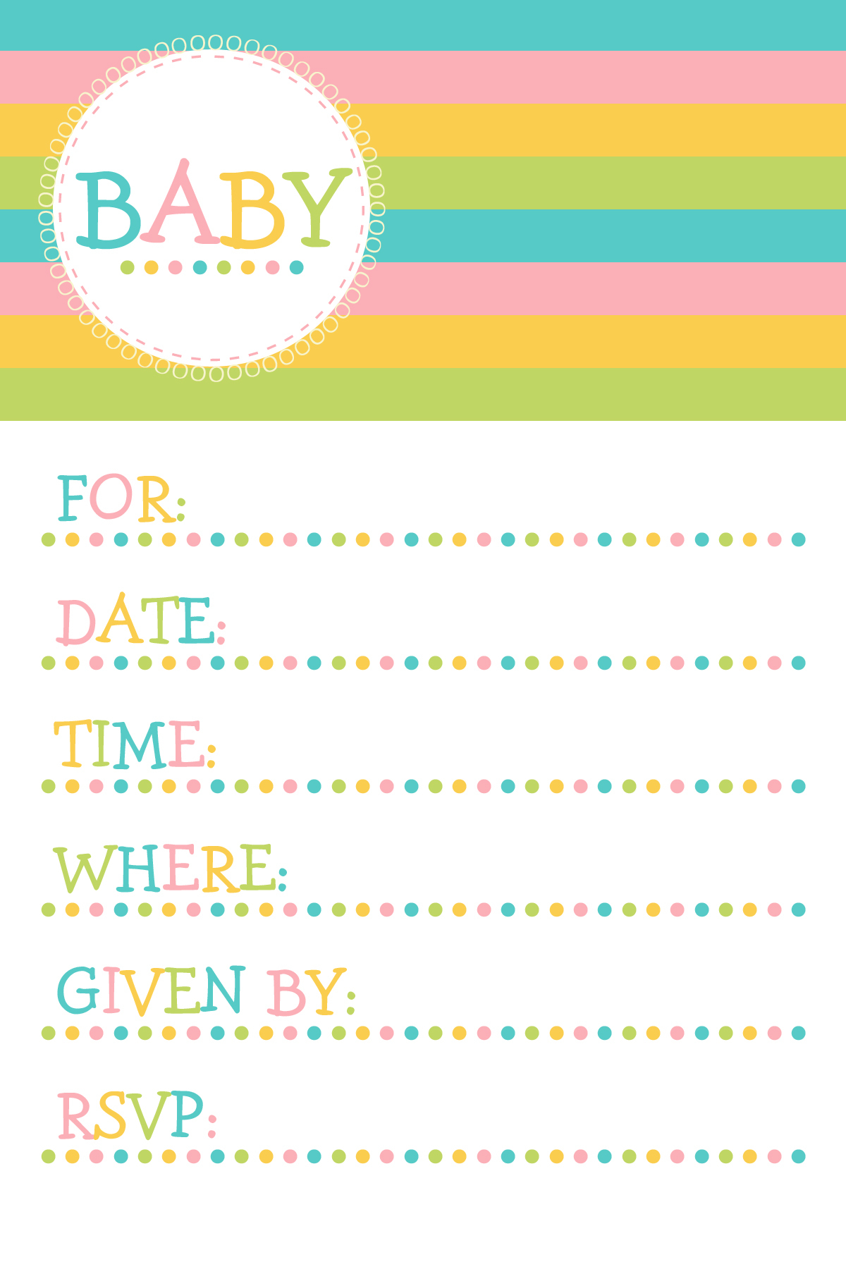 Free Printable Baby Shower Invitations – Cupcake Clipart - Free Printable Baby Shower Clip Art