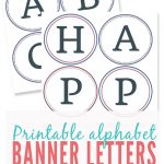 Free Printable Banner Letters | Make Diy Banners And Signs   Printable Banner Letters Template Free