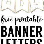 Free Printable Banner Letters Templates | Krštenje | Pinterest   Printable Banner Letters Template Free