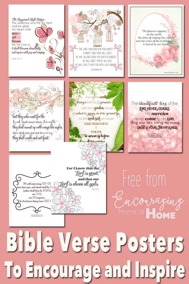 Free Printable Bible Verses To Encourage And Inspire Homeschool Moms - Free Printable Scripture Verses