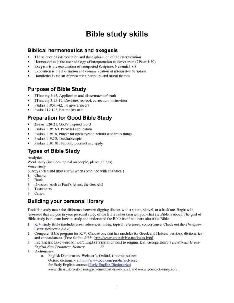 Free Printable Bible Worksheets For Youth And Printable Bible Study