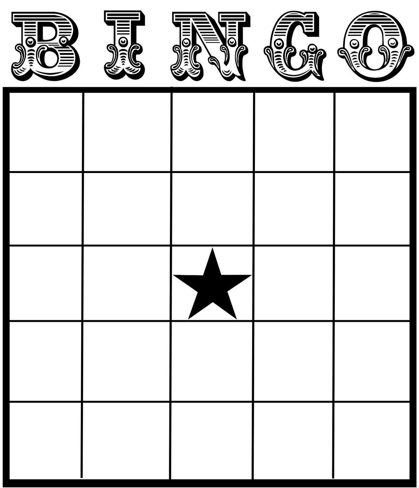 Free Printable Bingo Card Template - Set Your Plan &amp;amp; Tasks With Best - Free Printable Bingo Cards For Teachers