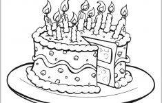 Free Printable Birthday Cake Coloring Pages For Kids Cool2Bkids – Free Printable Birthday Cake