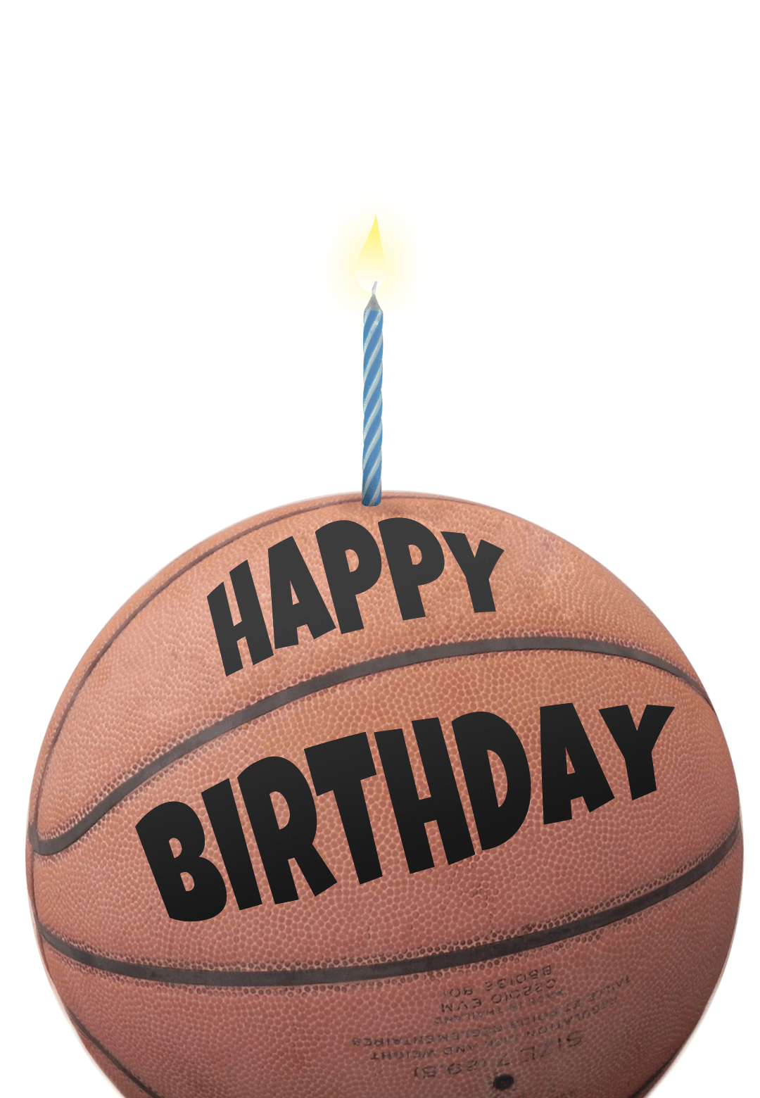 Free Printable Birthday Card - Basketball | Greetings Island - Free Printable Basketball Cards