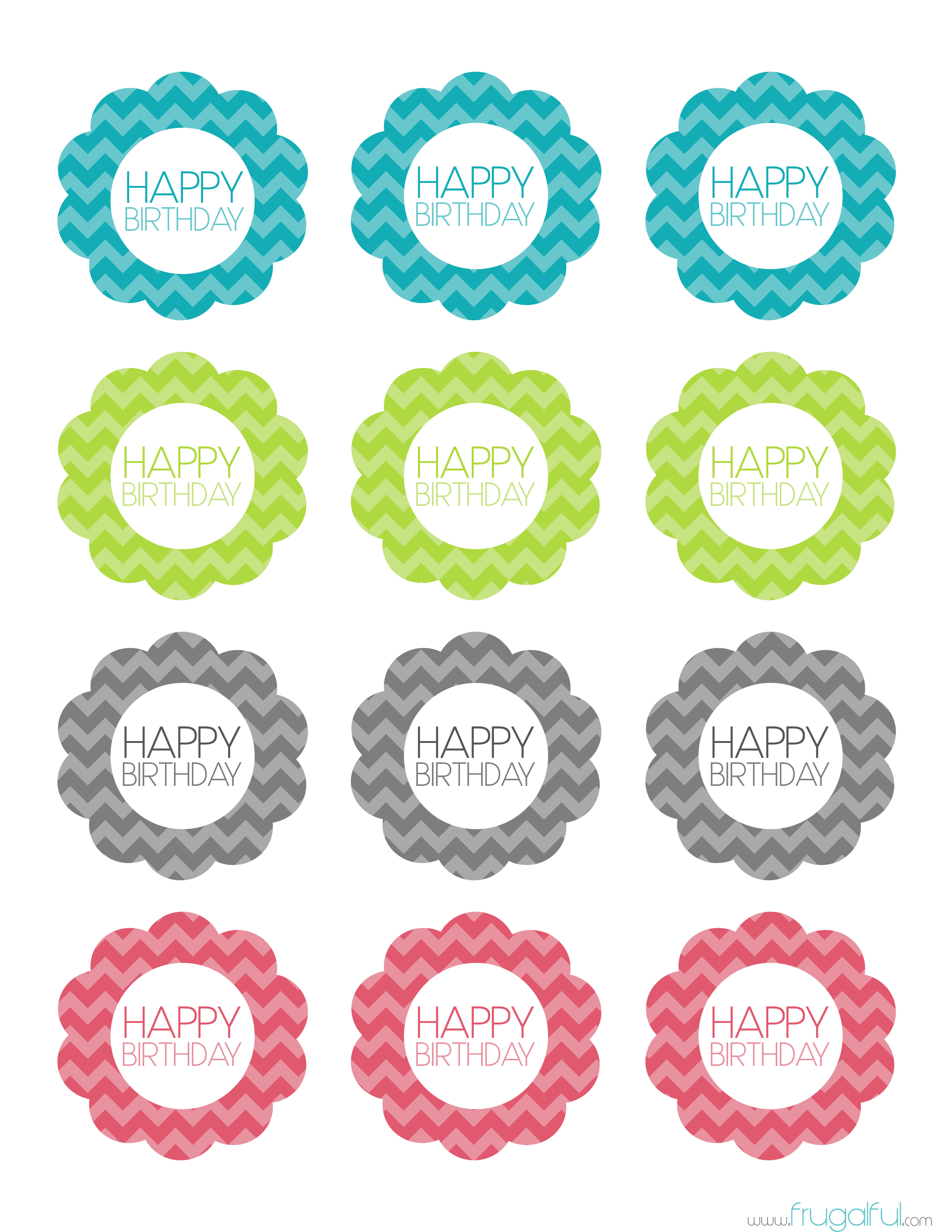 Free Printable Birthday Cupcake Picks - 15.4.kaartenstemp.nl • - Cupcake Topper Templates Free Printable