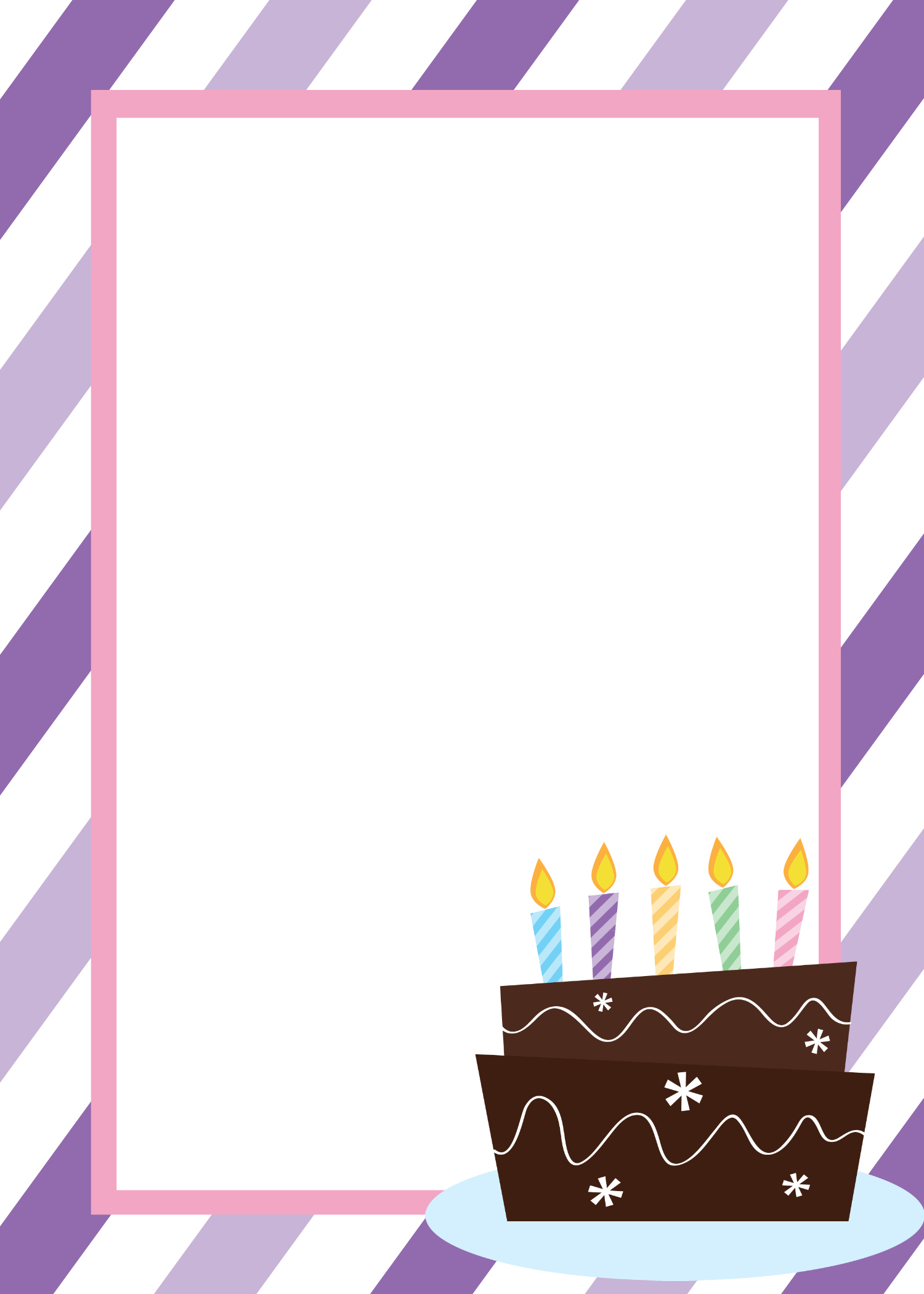 Free Printable Birthday Invitation Templates - Free Printable Girl Birthday Invitations