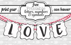 free printable black and white banner letters diy swank diy birthday banner free printable Free Printable Black And White Banner Letters | Diy Swank - Diy Birthday Banner Free Printable