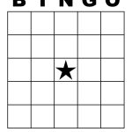 Free Printable Blank Bingo Cards Template 4 X 4 | Classroom | Sight   Free Printable Bingo