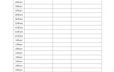 Free Printable Blank Daily Calendar | 181D Daily Appointment - Appointment Book Template Free Printable