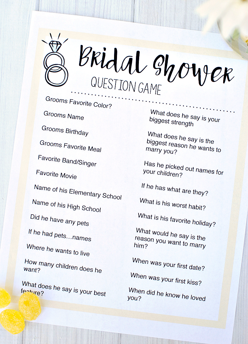 Free Printable Bridal Shower Games – Fun-Squared - Free Printable Household Shower Games