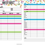 Free Printable Budget Planner | Bestprintable231118   Free Printable Home Budget Planner