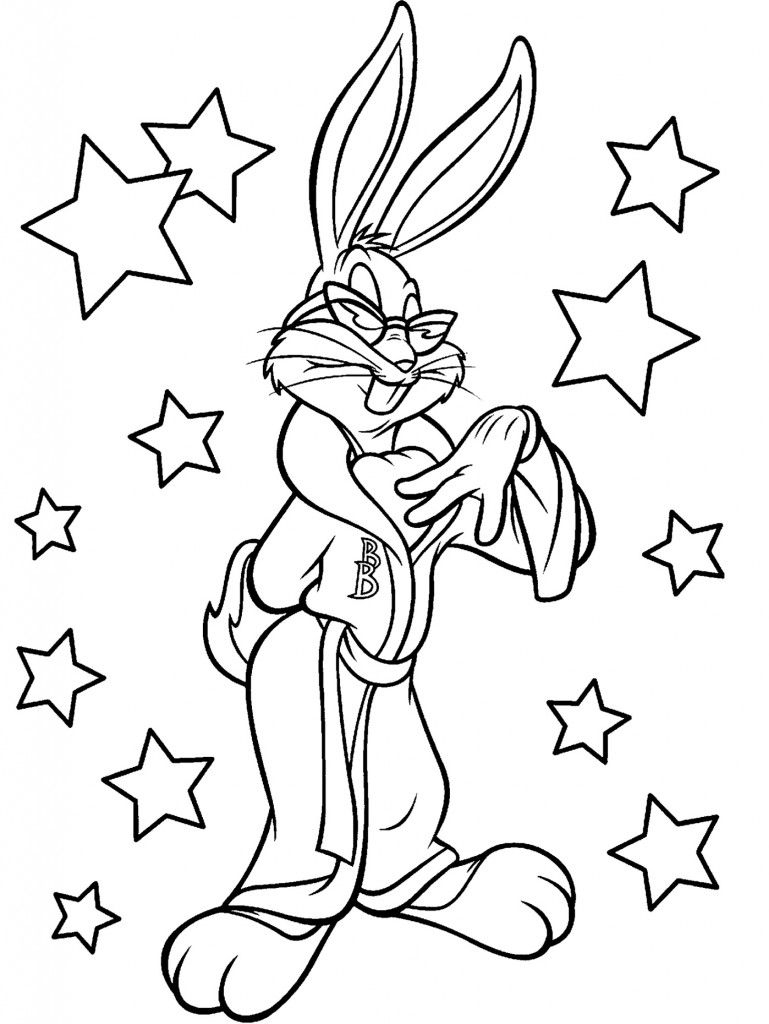 Free Printable Bugs Bunny Coloring Pages For Kids | Coloring Pages - Free Printable Bugs Bunny Coloring Pages