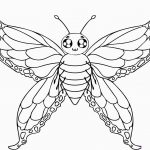 Free Printable Butterfly Coloring Pages For Kids For Butterfly   Free Printable Butterfly Coloring Pages