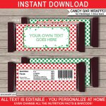 Free Printable Candy Bar Wrappers Templates Christmas – Festival   Free Printable Christmas Candy Bar Wrappers