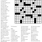 Free Printable Cards: Free Printable Crossword Puzzles | Free   Free Printable Word Search Puzzles For High School Students