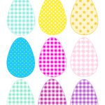 Free Printable Cheerfully Colored Easter Eggs   Ausdruckbare   Free Printable Easter Stuff