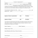 Free Printable Child Medical Consent Form For Grandparents   Form   Free Printable Child Guardianship Forms