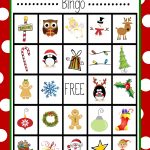 Free Printable Christmas Bingo Game | Christmas | Pinterest   Free Printable Bingo