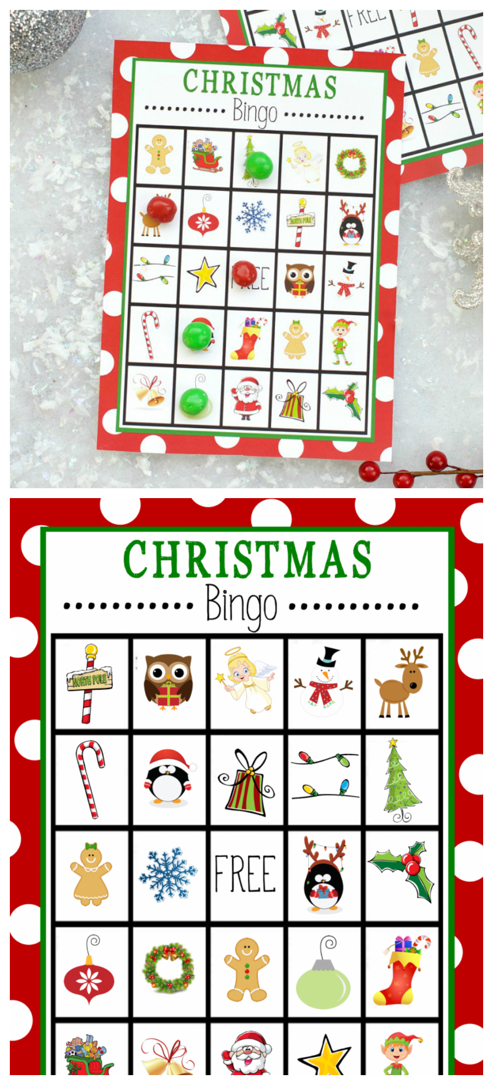 Free Printable Christmas Bingo Game – Fun-Squared - Free Christmas Bingo Game Printable