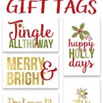 Free Printable Christmas Gift Tags | Free Printables & Downloads   Free Printable Christmas Gift Tags