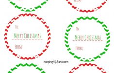 Free Printable Christmas Gift Tags - Keeping Life Sane - Free Printable Christmas Labels