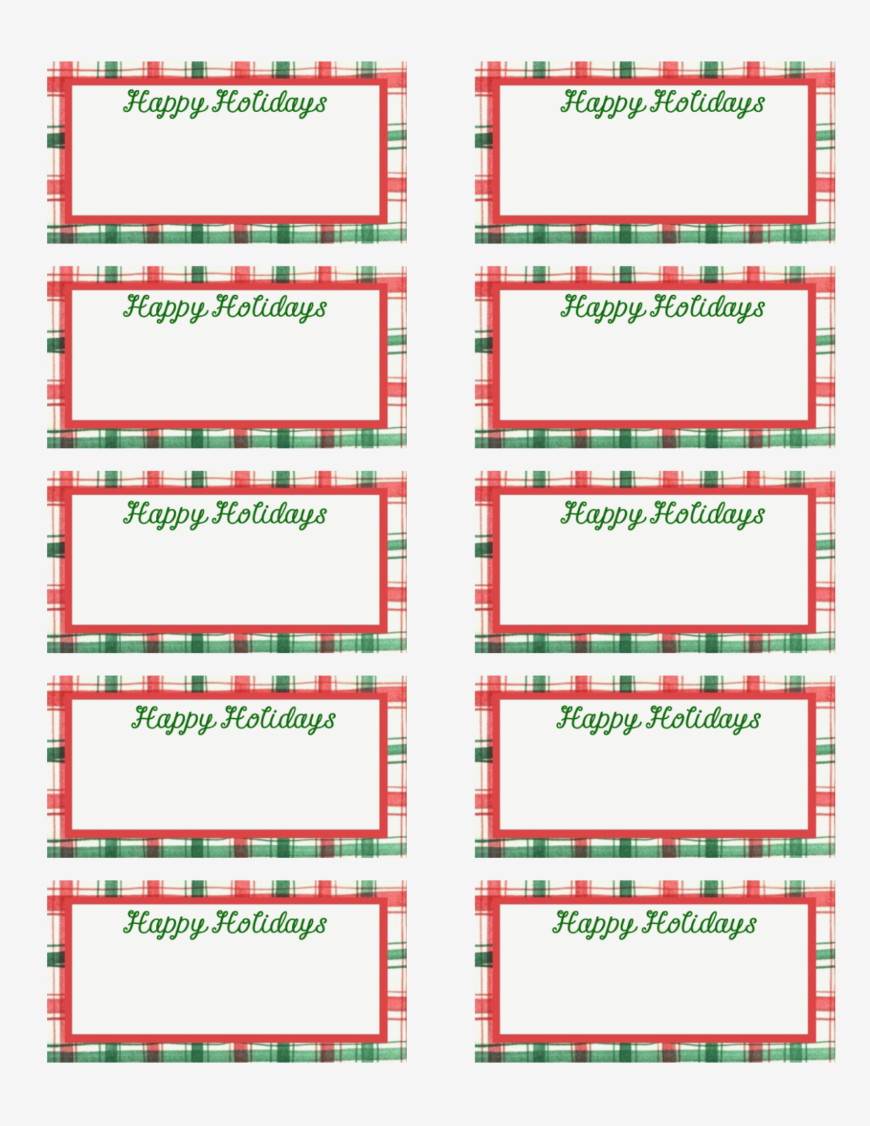 Free Printable Christmas Labels Template – Christmas Printables - Free Printable Holiday Labels