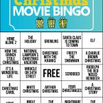Free Printable Christmas Movie Bingo Cards | Christmas Games   Free Printable Christmas Board Games