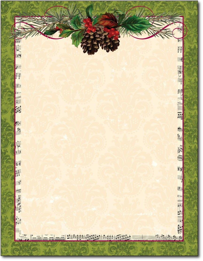 Free Printable Christmas Paper Stationery - Google Search - Free Printable Christmas Stationery Paper
