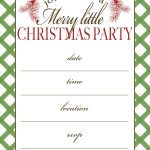 Free Printable Christmas Party Invitation | Crafts | Christmas Party   Holiday Invitations Free Printable
