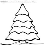 Free Printable Christmas Tree Coloring Page | Templates At   Free Printable Christmas Tree Template