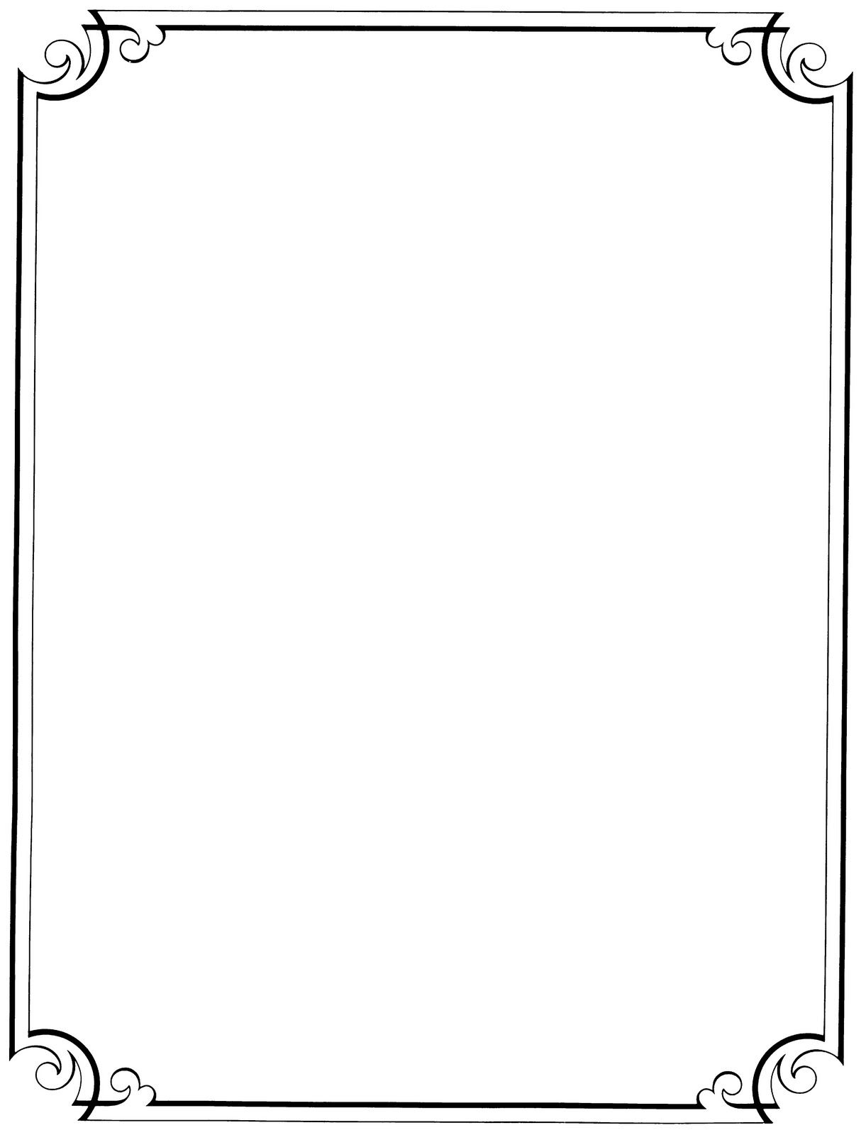 Free Printable Letterhead Borders