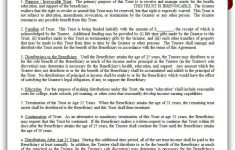 Free Printable College Education Trust | Sample Printable Legal - Free Printable College Degrees