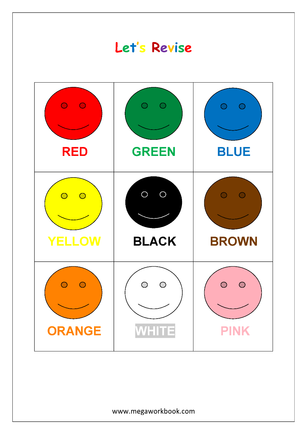 Color Recognition Worksheets Free Printable  Free Printable