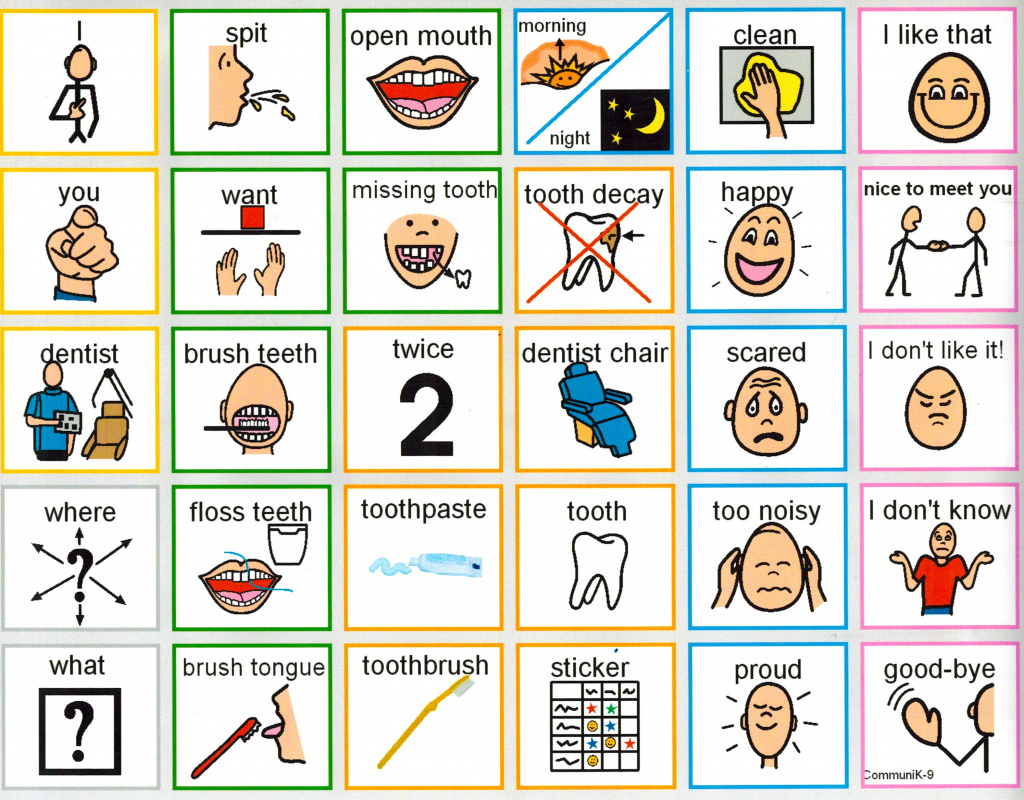 Free Printable Communication Stroke Communication Board