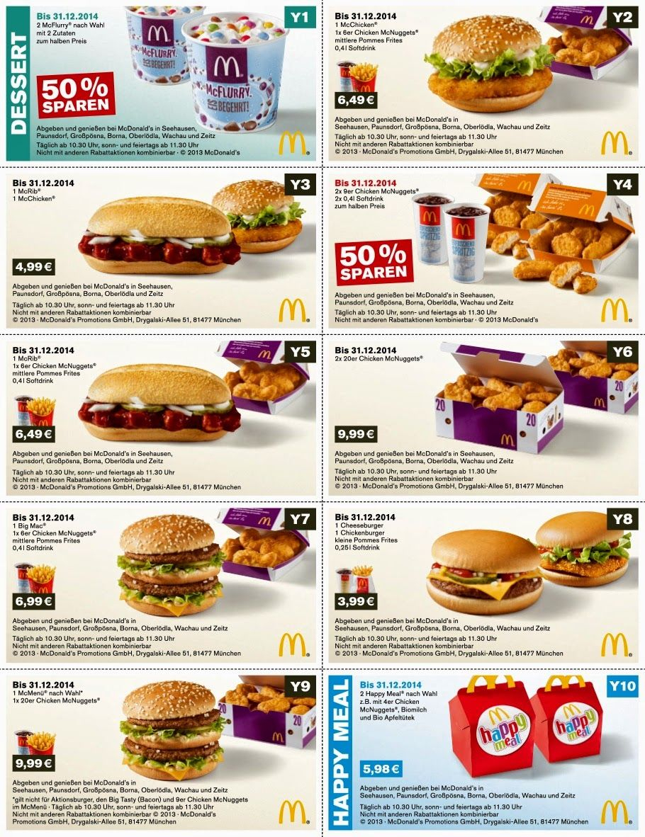 Free Printable Coupons: Mcdonalds Coupons | Tips | Pinterest - Free Mcdonalds Smoothie Printable Coupon